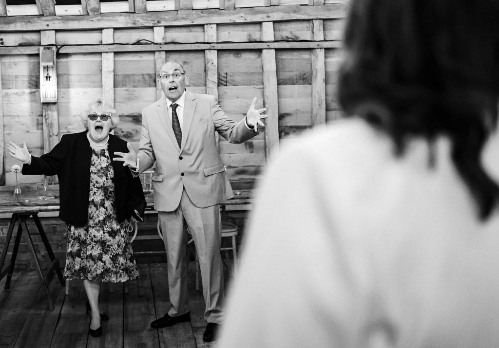 fun first look with dad
