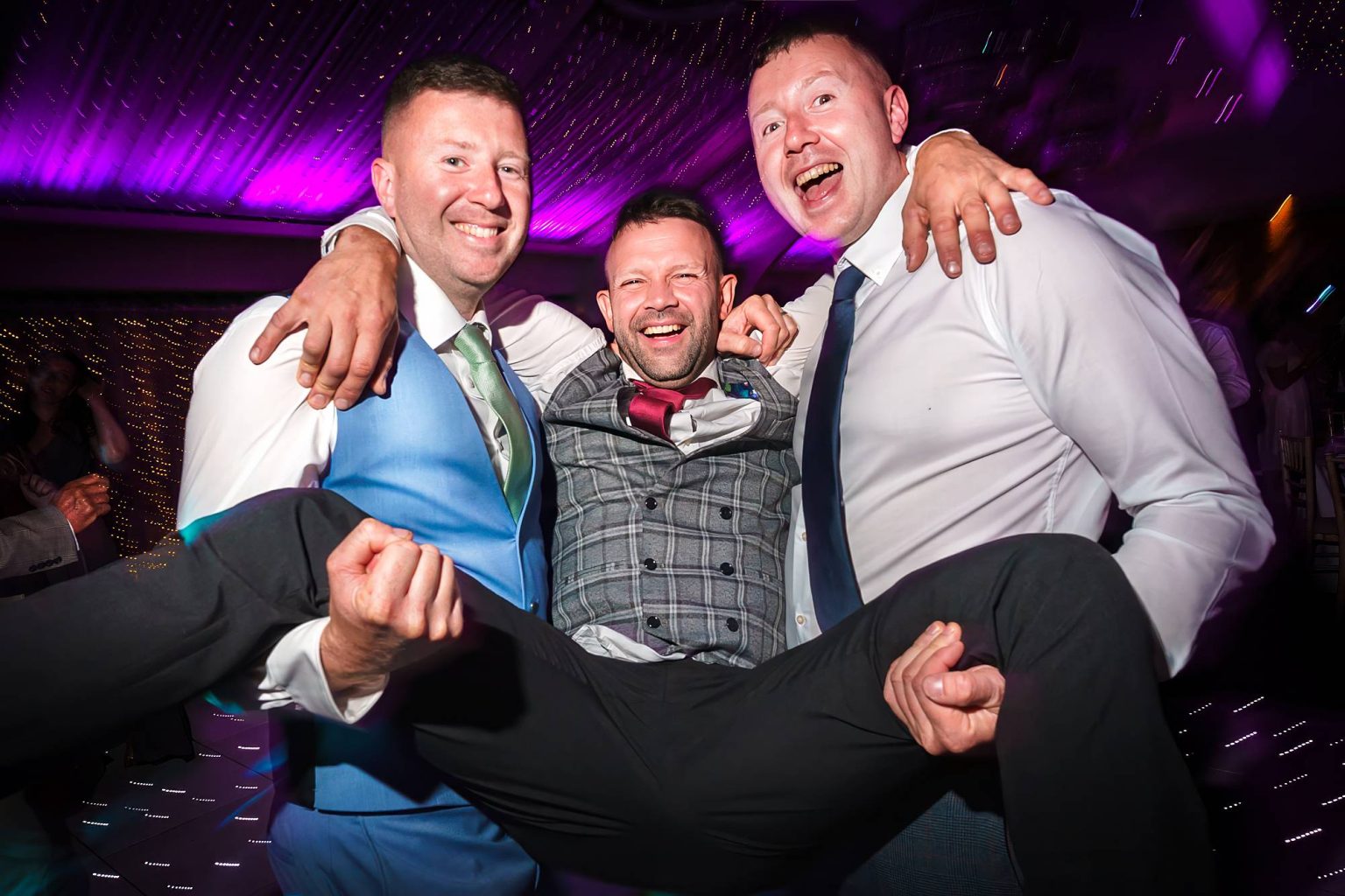 wild wedding dance floor